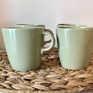 IKEA FARGKLAR Matte Green Mug Maria Vinka Stoneware 13 Oz 15199 3 3/4” X 3.5”